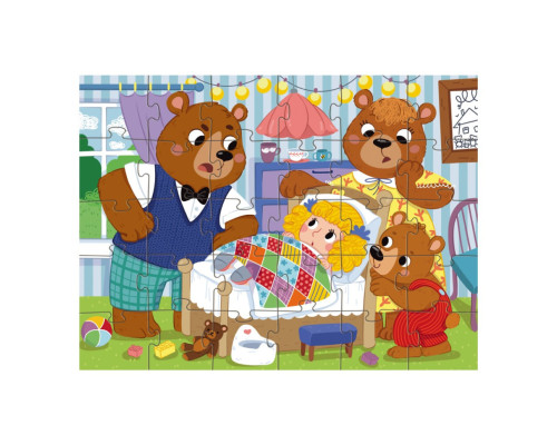 Дитячий пазл "Три ведмеді" 300696, 30 елементів