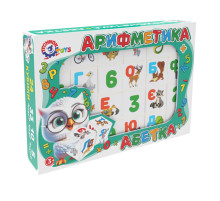 Детский развивающий набор кубиков "Азбука + Арифметика" 2728TXK 24 кубика