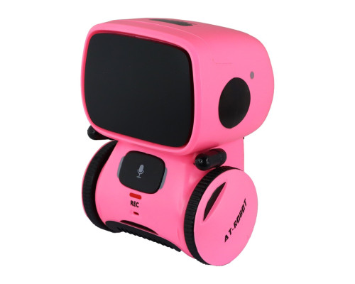 Дитяча іграшка "Інтерактивний робот" AT001-04-UKR рожевий, з голосовим керуванням