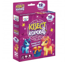 Настольная игра "Квест в коробке Единорожки" VT5902-01 инструкция 12 карточек с заданиями
