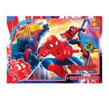 Дитячий пазл "Людина-павук" SM902 плакат 35 елементів