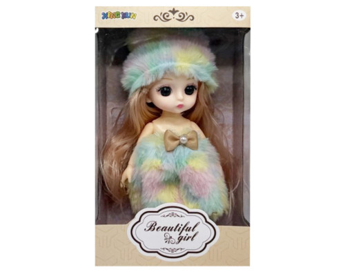 Дитяча іграшкова лялька 1361-9 шарнірна, розмір 15 см