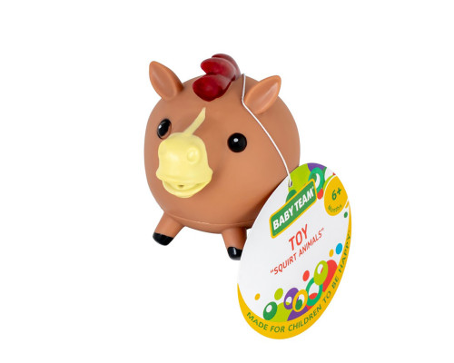 Дитяча іграшка для купання "Бризкаючі тваринки Конячка" 8750_конячка