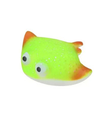 Детская игрушка-антистресс "Скат" MS 3827(Green) с мукой, 11 см