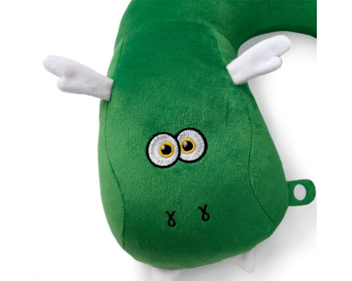 Подушка подголовник Дракон Роби FWPDGNROBI23GN000 зеленый 35 см