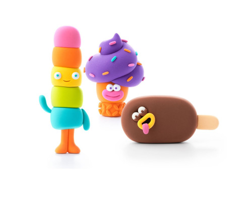 Детский набор пластилина "Классное мороженое" Lipaka 60056-UA01 самостоятельно затвердевает