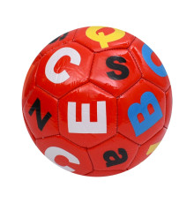 М'яч футбольний Alphabet MS 4833(Red) розмір №2, 90 г, у пакеті