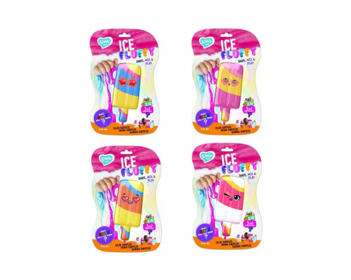 Лізун-антистрес Ice Fluffy 80126 пломбір 110 мл