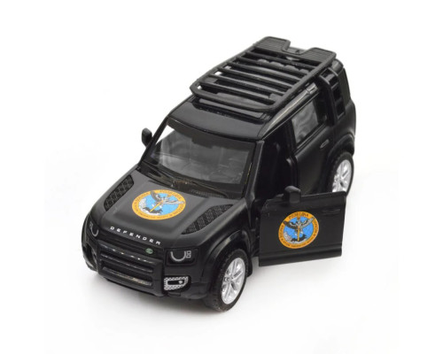 Автомодель серии "Шевроны Героев" Land Rover Defender 110 "ГУР МО" TechnoDrive 250364M