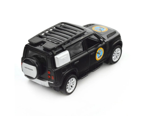 Автомодель серии "Шевроны Героев" Land Rover Defender 110 "ГУР МО" TechnoDrive 250364M