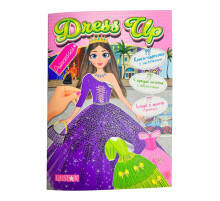 Книга-одягалка з наліпками "Princesses" LS-03-01 серія "Dress Up"