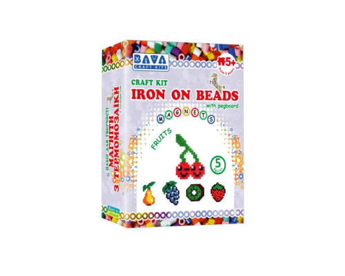 Набір для творчості Магніти з термомозаїки "Фрукти" УМНЯШКА TM-020