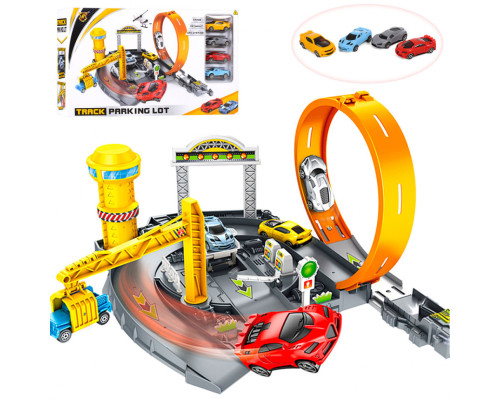 Ігровий набір трек з машинками P872-A з мертвою петлею