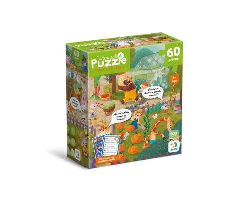 Дитячий віммельпазл "Літо у селі" 300659, 60 елементів