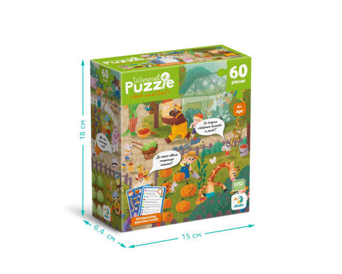 Дитячий віммельпазл "Літо у селі" 300659, 60 елементів