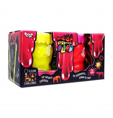 В'язка маса "Mega Stretch Slime" SLM-11-01U(Yellow-Pink), 2 банки