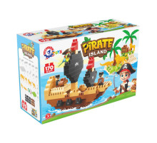 Детский развивающий конструктор "Pirate island" 2642TXK 170 деталей