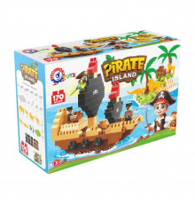 Дитячий розвиваючий конструктор "Pirate island" 2642TXK 170 деталей