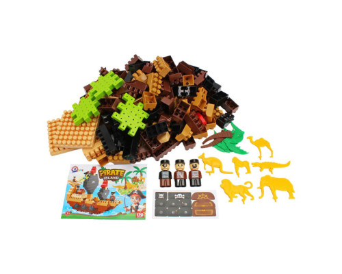 Дитячий розвиваючий конструктор "Pirate island" 2642TXK 170 деталей