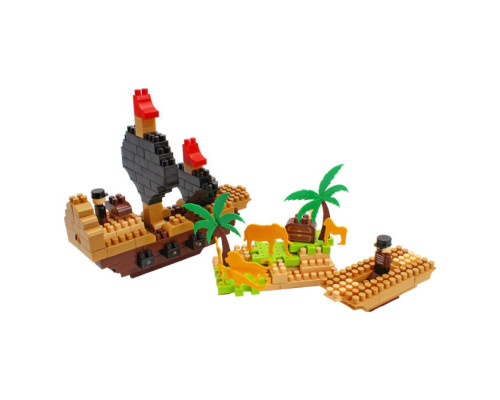 Дитячий розвиваючий конструктор "Pirate island" 2642TXK 170 деталей