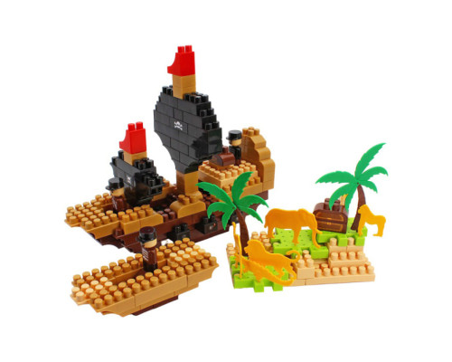 Дитячий розвиваючий конструктор "Pirate island" 2642TXK 170 деталей