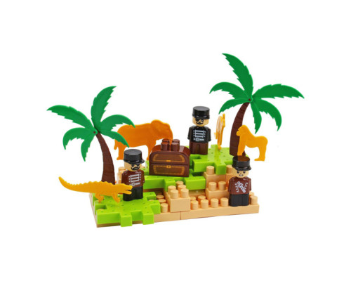 Дитячий розвиваючий конструктор "Pirate island" 2642TXK 170 деталей