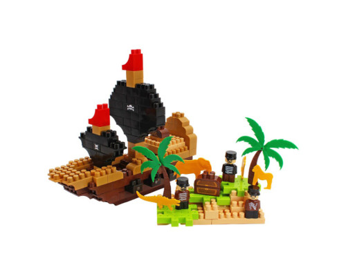 Дитячий розвиваючий конструктор "Pirate island" 2642TXK 170 деталей