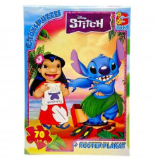 Детский пазл "Лило и Стич" SC614 постер, 70 элементов