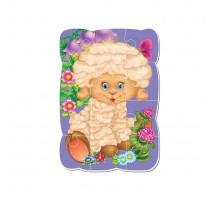 Магнітні пазли Малюк зможе "Вівця" Vladi toys VT3301-02 А5, Укр