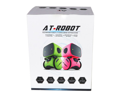 Дитяча іграшка "Інтерактивний робот" AT001-05-UKR синій, з голосовим керуванням