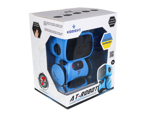 Дитяча іграшка "Інтерактивний робот" AT001-05-UKR синій, з голосовим керуванням