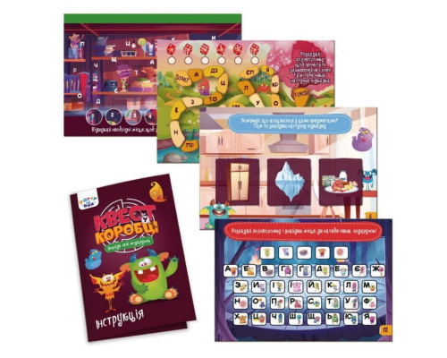 Настольная игра "Квест в коробке Монстры" VT5902-02 инструкция 12 карточек с заданиями