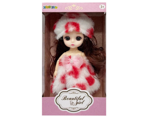 Дитяча іграшкова лялька 1361-10 шарнірна, розмір 15 см