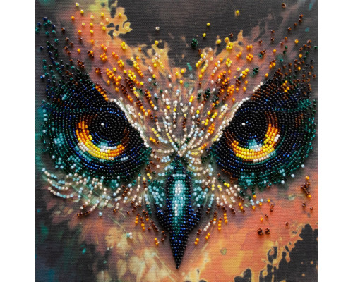 Набір-міді для вишивання бісером "Безстрашний" AMB-107 на натуральному полотні