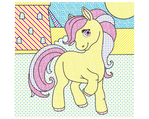 Водні розмальовки Чарівна розмальовка Поні 757173, 4 малюнки