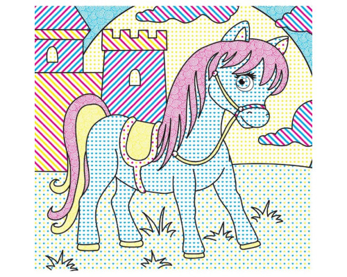 Водні розмальовки Чарівна розмальовка Поні 757173, 4 малюнки