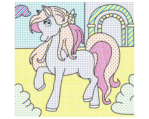 Водні розмальовки Чарівна розмальовка Поні 757173, 4 малюнки