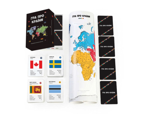 Игра настольная О странах MemoGames 0003MG 194 страны мира