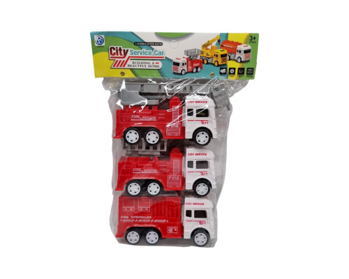 Ігровий набір Пожежні машинки 7331-2A2, 3 шт