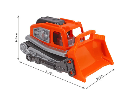 Дитяча іграшка Бульдозер 9680TXK помаранчевий, великий