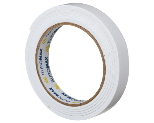 Клейка стрічка двостороння BM.7516 на пінній основі, 18 мм х 2 м