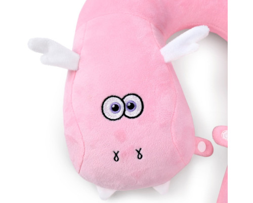 Подушка подголовник Дракон Лили FWPDGNLILY23PK000 розовая 37 см