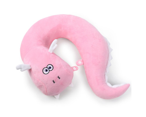 Подушка подголовник Дракон Лили FWPDGNLILY23PK000 розовая 37 см