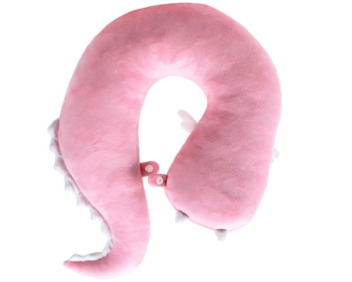 Подушка подголовник Дракон Лили FWPDGNLILY23PK000 розовая 37 см