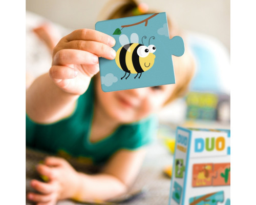 Детский пазл "ДУО-Кто что ест" 300691, 24 элемента