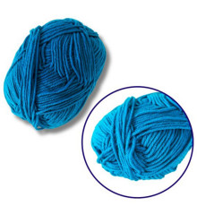 Пряжа фасована петляста NB111, 80% бавовни, 20% молочна клітковина, глибоке озеро