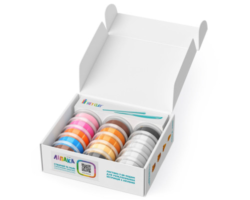 Детский меганабор пластилина "Собаки-друзья" Lipaka 15030-UA01 самостоятельно затвердевает