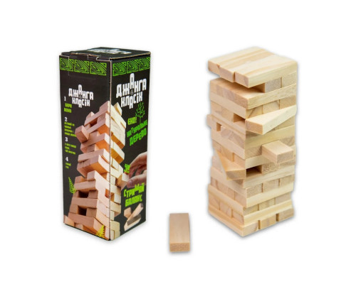 Настільна гра "Джанга класик Еко" 30727, 48 брусків, українською мовою