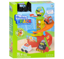 Дитячий ігровий гараж-автотрек 099-1(Black) машинка 7,5 см, 10 деталей