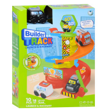 Дитячий ігровий гараж-автотрек 099-1(Black) машинка 7,5 см, 10 деталей